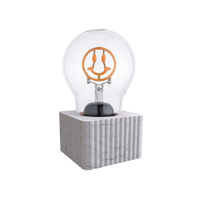 Masa lambası tabanını süsleyin (cam entegre kireç) Masa lambası tabanını süsleyin (cam entegre kireç)